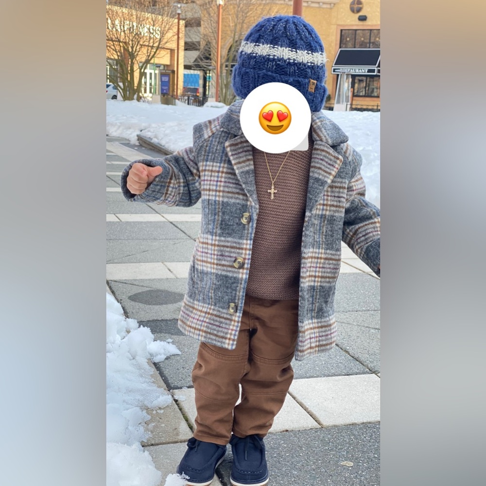 ZARA - toddler 18-24 months Oversized Pea coat